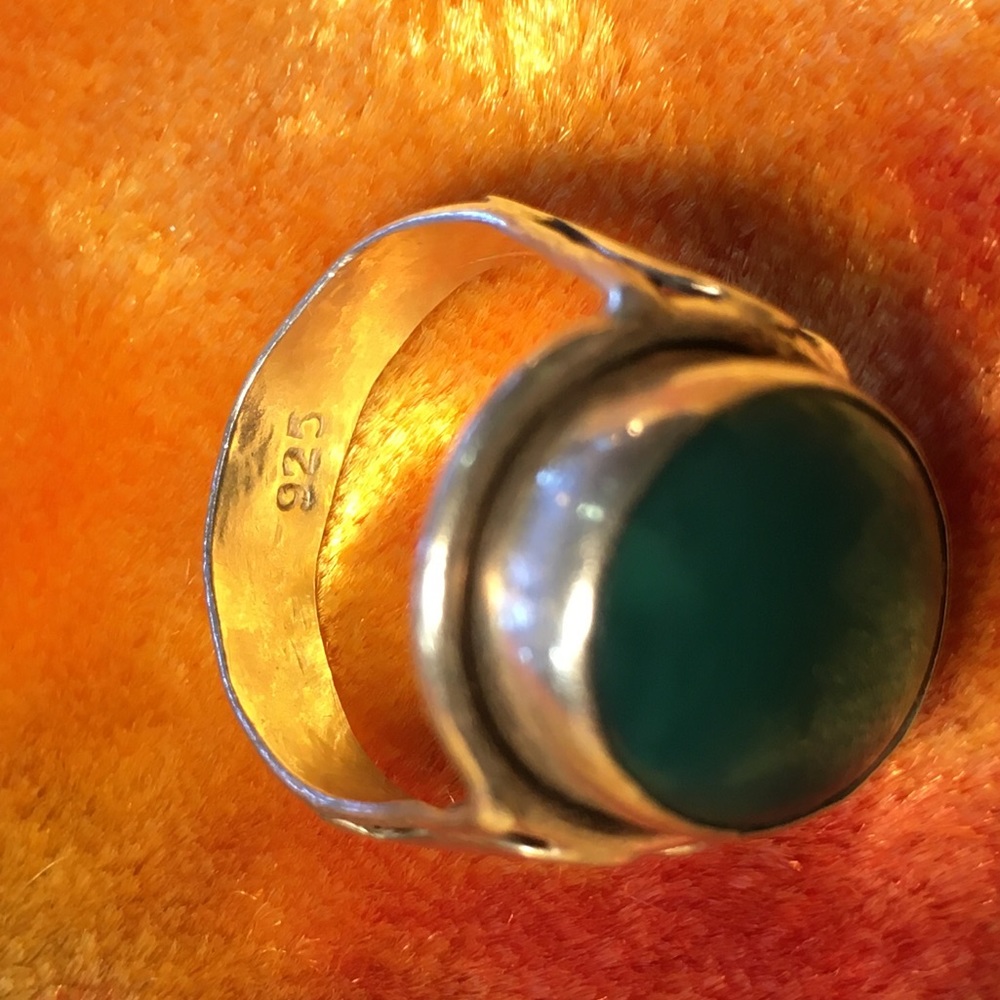 Chalcedony Sterling Silver Ring - image 8